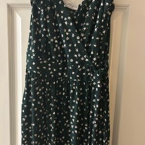 Kaileigh Green Floral Jumpsuit